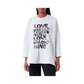 Love Moschino Gray Cotton Women Sweater -   -  Love Moschino.